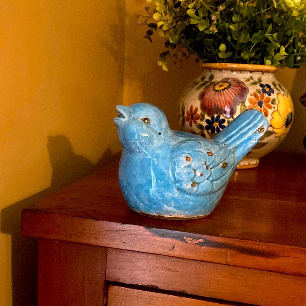 Aerin Lauder Blue Bird Figurine